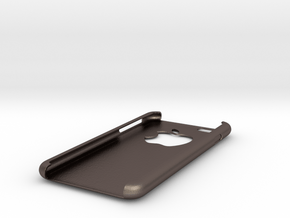 Cresset IPhone Case in Polished Bronzed Silver Steel