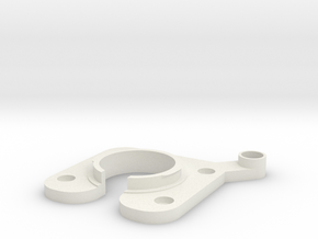 Pivotable base unit for iPhone 6 Plus holder in White Natural Versatile Plastic