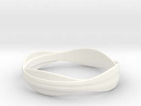 Cloth ring(Japan 18,America 9,Britain R)  in White Processed Versatile Plastic