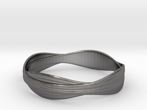 Cloth ring(Japan 18,America 9,Britain R)  in Polished Nickel Steel