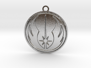 Jedi Pendant in Natural Silver