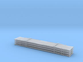 N 53' Raildeck - Flat - Stack (4) in Tan Fine Detail Plastic