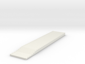 NQP04 Railway platform in White Natural Versatile Plastic