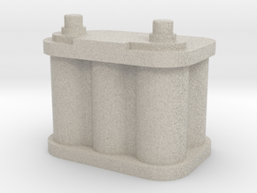 1/10 Scale Battery  in Natural Sandstone
