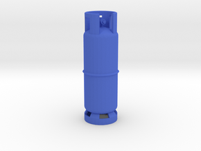 1/10 Scale LPG gas tank M1 in Blue Processed Versatile Plastic