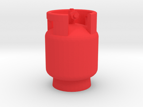 1/10 Scale LPG gas tank M3  in Red Processed Versatile Plastic