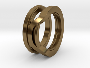 Balem's Ring1 - US-Size 3 (14.05 mm) in Polished Bronze