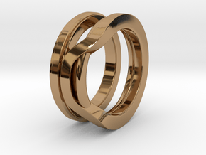Balem's Ring1 - US-Size 2 1/2 (13.61 mm) in Polished Brass