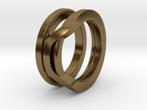 Balem's Ring1 - US-Size 2 1/2 (13.61 mm) in Polished Bronze