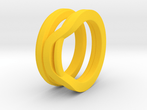 Balem's Ring1 - US-Size 2 1/2 (13.61 mm) in Yellow Processed Versatile Plastic