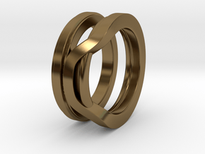 Balem's Ring1 - US-Size 3 1/2 (14.45 mm) in Polished Bronze