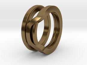 Balem's Ring1 - US-Size 5 (15.70 mm) in Polished Bronze