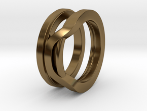 Balem's Ring1 - US-Size 7 (17.35 mm) in Polished Bronze