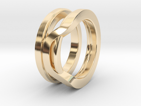 Balem's Ring1 - US-Size 7 (17.35 mm) in 14k Gold Plated Brass