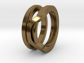 Balem's Ring1 - US-Size 4 (14.86 mm) in Polished Bronze