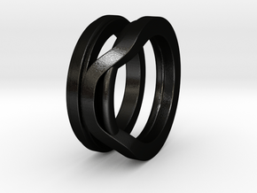 Balem's Ring1 - US-Size 4 (14.86 mm) in Matte Black Steel