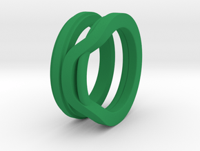 Balem's Ring1 - US-Size 3 1/2 (14.45 mm) in Green Processed Versatile Plastic