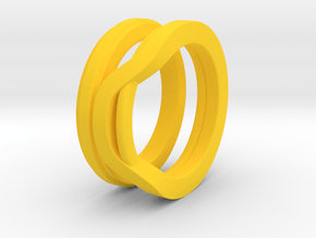 Balem's Ring1 - US-Size 4 1/2 (15.27 mm) in Yellow Processed Versatile Plastic