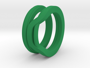 Balem's Ring1 - US-Size 5 (15.70 mm) in Green Processed Versatile Plastic