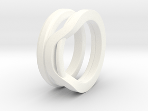 Balem's Ring1 - US-Size 7 (17.35 mm) in White Processed Versatile Plastic