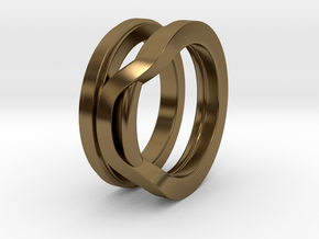 Balem's Ring1 - US-Size 13 (22.33 mm) in Polished Bronze