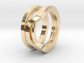 Balem's Ring1 - US-Size 12 1/2 (21.89 mm) in 14k Gold Plated Brass