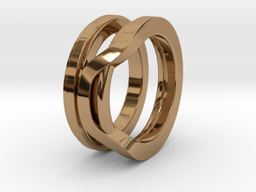 Balem's Ring1 - US-Size 13 (22.33 mm) in Polished Brass