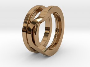 Balem's Ring1 - US-Size 12 1/2 (21.89 mm) in Polished Brass