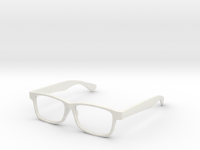 Glasses - Replacement "Modern Buzz" Frame in White Natural Versatile Plastic