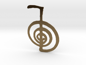Reiki Power Symbol in Natural Bronze
