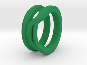 Balem's Ring1 - US-Size 9 (18.89 mm) in Green Processed Versatile Plastic