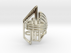 Balem's Ring2 - US-Size 7 (17.35 mm) in 14k White Gold