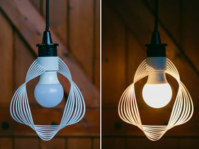 Lenti lamp in White Natural Versatile Plastic