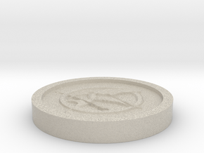 The hunger games Coin in Natural Sandstone