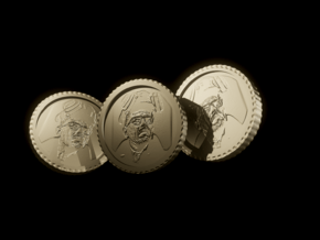 Heisenberg coin from Breaking bad in White Natural Versatile Plastic