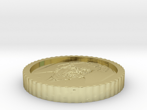 Heisenberg coin from Breaking bad in 18k Gold Plated Brass