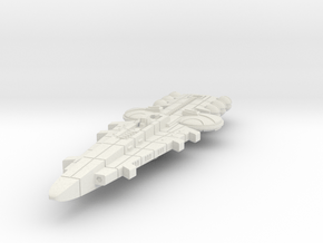 Orion (KON) Battleship in White Natural Versatile Plastic