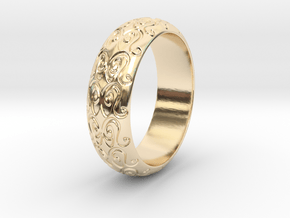 Sharon F. - Ring in 14k Gold Plated Brass: 9 / 59