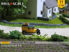 Phänomobil Reichspost (TT 1:120) in Smooth Fine Detail Plastic