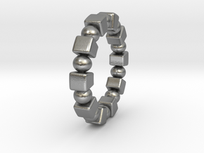  Claudette - Ring in Natural Silver: 9 / 59