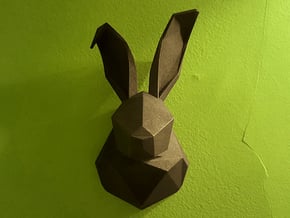 Rabbit in Black Natural Versatile Plastic