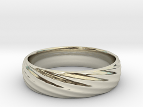 Spiral Ring size 12 in 14k White Gold