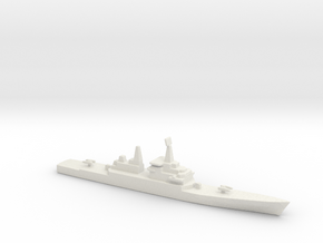 USS CGN-38 Virginia, 1/2400 in White Natural Versatile Plastic