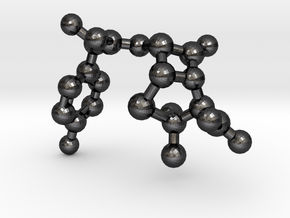 amoxicillin_ball_stick_nonH in Polished and Bronzed Black Steel