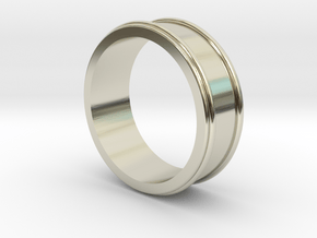 Customizable Ring_01 in 14k White Gold