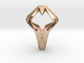 HEAD TO HEAD Unic S, Pendant in 14k Rose Gold Plated Brass