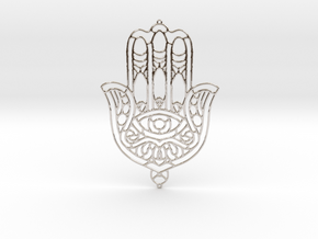 Khamsa (The Hand) in Platinum