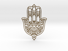 Khamsa (The Hand) in Natural Bronze