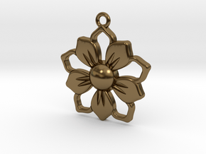 Pendant_01 in Polished Bronze