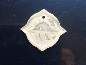 Bull Symbol1 in Tan Fine Detail Plastic